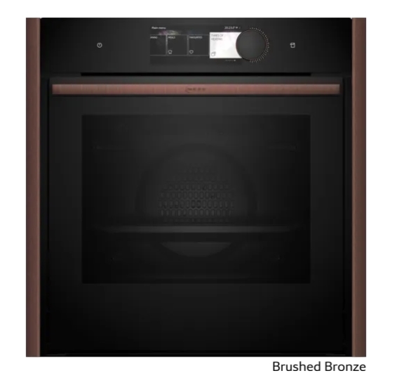 Kombi-/dampovn 60 x 60 cm Flexdesign 71l A+ m/disp - Neff N90 - Brushed Bronze